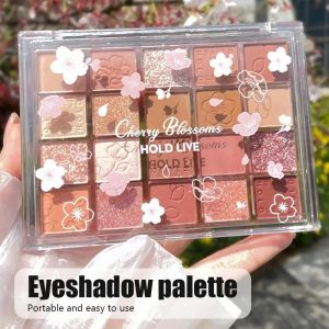 20Color Pearly Eyeshadow Palette: Glitter & Earth Tones