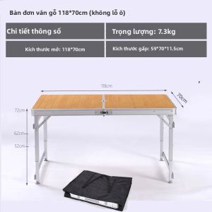 NAIZHUO | Bàn Ghế Du Lịch Gấp Gọn Cho Dã Ngoại Đi Du Lịch Sử Dụng Ngoài Trời