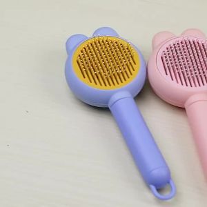 One Click Pet Grooming Deshedding Comb Fast Loose Fur Remover Tool for Long Haired Dog Cat All Breeds