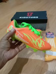 KIDZTUBS Sepatu Sepak Bola Anak Laki-Laki Tanggung Kecil Umur 4-12 Tahun PAUD TK SD SMP