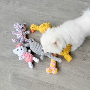 Mainan Anjing Kunyah & Gigit – Pet Chewing Toys Puppy Dog Bite Chewys Toys Braided Rope Toys 狗狗玩具 棉绳啃咬玩具 磨牙玩具