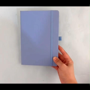 A5/A6 Pu Leather Notebook Solid Color Portable Notepad with Strap Minimalist Notebook Thick Paper Notepad Journal Office