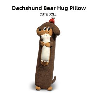 HEMIXIONG | Funny Dachshund Shaped Long Pillow Gift