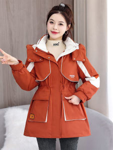 Shalldoer | Hooded Slim Fit Long Cotton Coat