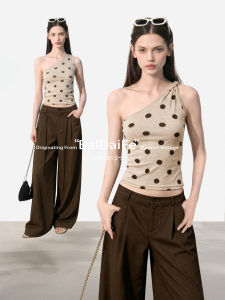 BAIDAIFEI | Off-Shoulder Sleeveless Top for Covering Side Bust Fat Summer Outerwear and Underwear