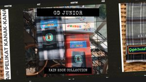 Kain Pelikat Gajah Duduk Kanak-Kanak (Edisi Junior)