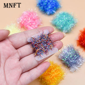 2M/Card Fly Tying Thread Card Nymph Sparkle Ice Chenille Material for Streamer Lures Fly Fishing Tinsel