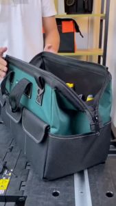 COD Tas perkakas peralatan multifungsi tukang bangunan kayu bengkel teknisi listrik bahan kuat / tas penyimpan alat2 mekanik teknik tool box 13 16 18 inch
