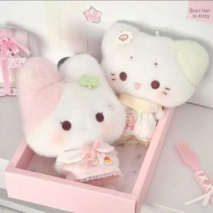 น่ารักการ์ตูนตุ๊กตาของเล่นสินค้าใหม่สาวหัวใจจี้ตุ๊กตาตุ๊กตาเค้กปลา Cat & Lucky กระต่ายน่ารักตุ๊กตาการ์ตูนตุ๊กตาของเล่นของขวัญ