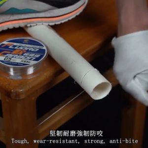 Fishing Line Fluorocarbon 100M Kawat Serat Karbon Senar Pancing Premium Kuat Bahan Kompleks Nilon Transparan