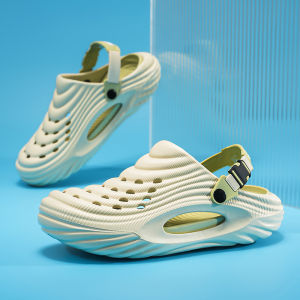Breathable Covered Toe Outdoor Slipper Sandals Thick Sole