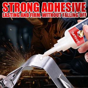 Loolifl50G High-Strength Oil-Based Welding Glue - Super Glue Universal Strong Instant Adhesive Used for Metal Ceramic Glass Wood Plastic and Alloy Stable and Does Not Yellow