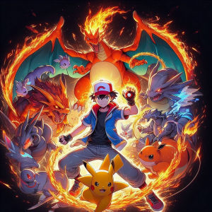 Kayou | P-Pokemon Classic Anime Jigsaw Puzzles 500PCS/1024 PCS Wall Decor for Living Room Bedroom Perfect Gift No Frame