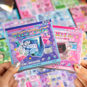 20/40pcs Future Theme Die Cut Stickers Book Cartoon Decorative Handmade Scrapbooking Diary Stickers Japanese Stationery Supplies