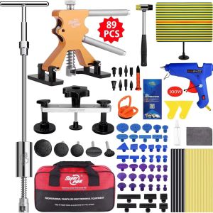 Super PDR Car Dent Repair Tool Auto Paintless Dent Repair Kit Dent Removal Tools Dent Puller for Car 89pcs With Dent Repair Tool