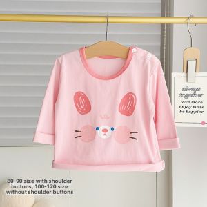 Autumn-Suitable Cotton T-Shirt For Babies