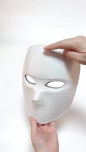 foreverlily | 7 Colors LED Face Facial Mask LED Light Photon Mask Rejuvenation Skin Care LED Face Mask Beauty Brighten Skin Care Tool