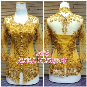atasan kebaya pesta kebaya wisuda kebaya kerah sunda lengan 7/8 + longtorso