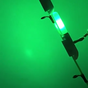 Fishing Rod Tip Alert Light with Bell Combo - Auto Flash Color Change Bite Alarm LED Night Fishing Accessory for Sea/Raft Rod (White)