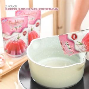 PUDDING LAPIS COCOPANDAN By Nutrijell Forisa COCO PANDAN