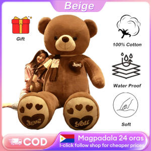 Teddy Bear Large-Sized Soft Plush Toy Filled with PP Cotton Ideal as Birthday Gifts - Washable Stuffed Doll