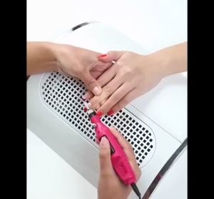 Hot Sale พร้อมส่ง พัดลมดูดฝุ่นเล็บ เครื่องดูดฝุ่นเล็บ 40W (จัดส่งจากประเทศไทย)HP302