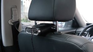 USB สามระดับ พัดลมระบายความร้อน ปรับความเร็วลมได้ สำหรับเบาะหลังรถยนต์