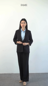 FAME | 9110240 | Everyday Blazer | Black | Blazer Wanita Lengan 7/8