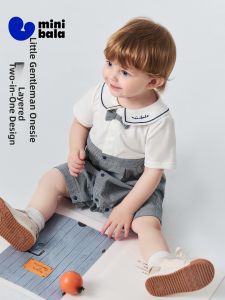 MINI BALA | Soft Gentleman Style Baby Onesie