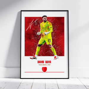 Eberechi Eze Arsenal Fan Wall Art -Ideal for Arsenal Supporters Football Enthusiasts or Anyone Who Loves Sporty Motivational