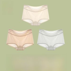 Quần lót nữ MiiOW bằng chất liệu ice silk cạp cao không vết hằn