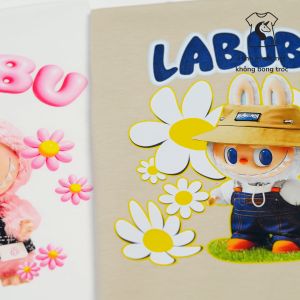 Set váy bé gái Labubu Bomines Bộ áo chân váy dễ thương cho bé 4-12 tuổi 14-36kg SETCVLABUBUHOACUC