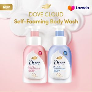 Dove Cloud Self-Foaming Body Wash Radiant Glow with Niacinamide 400ml