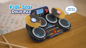 VTech Kidi Star Drum Pad Cymbals Kit Electronic Digital (Age 3 to 19+ Year) Bluetooth / AppleBear