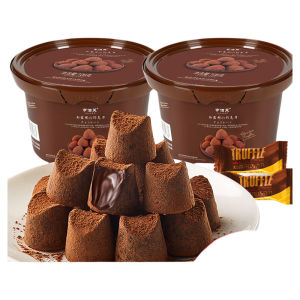 Truffle-Shaped Chocolate Generation Coco Fat Black Chocolate Student Snack Festival Daily Happiness Candy (Generation Coco Fat)