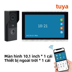 Hệ Thống Camera An Ninh Nhà Thông Minh Tuya Smart Video Intercom 1080P AHD WiFi Kiểm Soát Truy Cập 4 Dây Giám Sát Cửa Ra Vào Biệt Thự Xác Thực Người Ra Vào