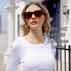 SKYLINE Men Women Sunglasses Wear Over Fit Over Spectacles Myopia Cataract Polarized UV400 Driving Anti Glare (99138)