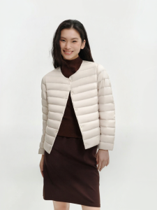 BOSIDENG | Detachable Lining Lightweight Short Down Jacket 90 Down