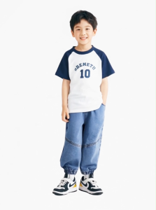 【พร้อมส่งจากกรุงเทพ】🚀กางเกงยีนส์เด็กชาย กางเกงขาตรง ขากระบอก ผ้านุ่ม เอวยืาย 3-12ปี