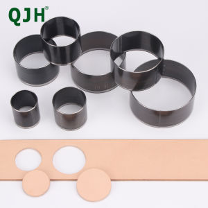 QJH 7Pcs Sharp Leather Cutting Die Leather Circle Stencil Cutter Mold Round Hollow Hole Punch Set Paper Leather Craft Tools