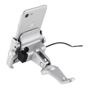MOTOWOLF | Đế Kẹp Điện Thoại Chống Sốc Bằng Nhôm Có Sạc