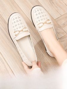 Yizuwang | Comfortable Hollow Out Soft Bottom Mom Shoes Sandals Womens Footwear Mid-aged And Elderly Summer New Style Casual Low Top