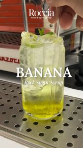 Roccia Rock Sugar Syrup Banana - Syrup Gula Batu Rasa Pisang 760ml