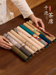 Original Chinese Zen Style Tea Mat Table Flag Dry Puff Pad Waterproof Cloth Tea Flag for Tea Room And Tea Related Clubs