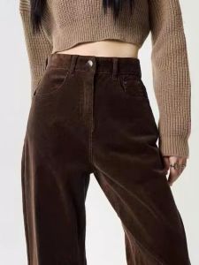 Autumn Winter European Style Womens Corduroy Trousers