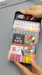 Dual Head Markers Set Coloring Marker Various Types Art School Supplies Stationery Highlighter Pen