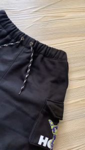 NEWBIE Aesthentic Celana Cargo Pendek Bahan Soft Fleece Sablon Simple Celana Pendek Distro Warna Carcol Model Kantong Samping Pria Wanita Terbaru Terlaris Masa Kini