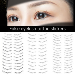 Stiker Tato Bulu Mata Palsu Stiker Tato Alis Imitasi Kreatif COD -🌈Ninestar