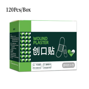 120Pcs Disposable Transparent Band-aid Waterproof First Aid Bandage Hemostatic Wound Protection Tape