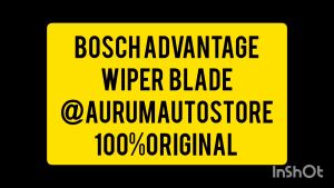 Bosch Advantage Wiper Blade Set: Perfect Fit for Mitsubishi Strada 2016
